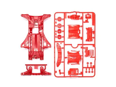 Tamiya Mini 4WD гоночные детали и аксессуары красная фотография/FMA шасси 95411 для 4 х