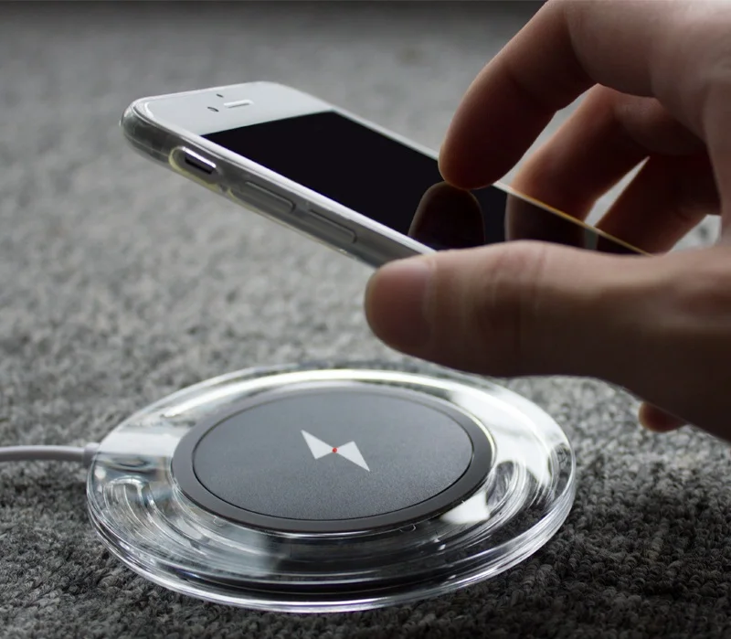 Беспроводное зарядное устройство 100% QI для Samsung S7 Edge S6 edge Lumia 930 Sony Xperia Z4v iphone 5 6 6s 7