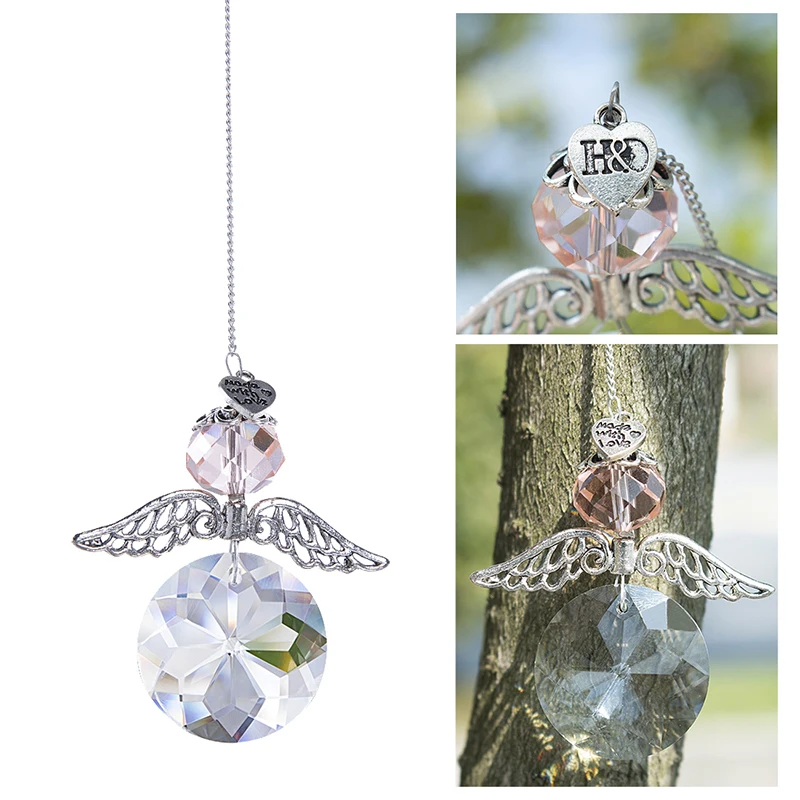 H& D Кристалл ангел-хранитель Suncatcher оконная подвеска украшения Висячие Радуга производитель мяч призмы для домашнего декора(Multi-7pcs