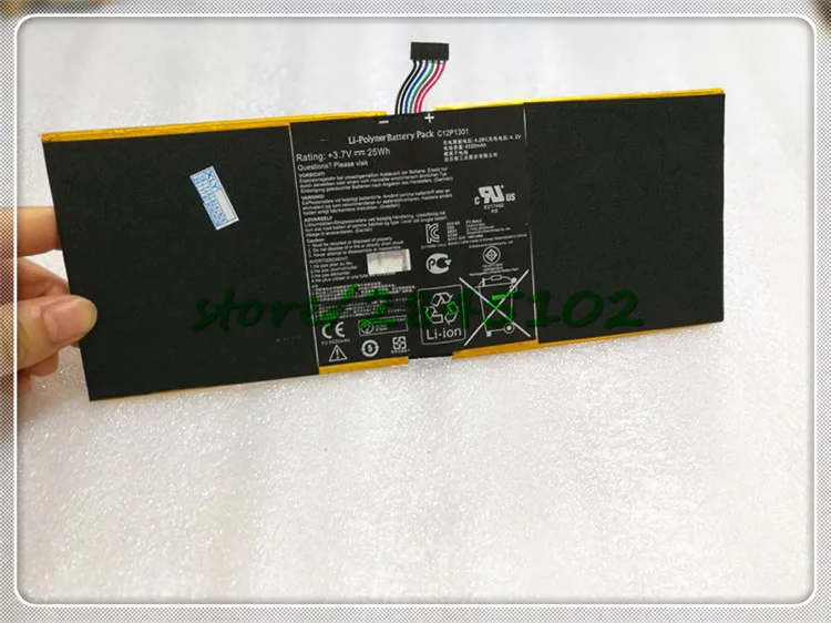GYIYGY Аккумулятор для ноутбука Asus MemoPad 10 1 &quotC12P1301 MEMO PAD K00A (ME302C) 3 7 V 25Wh|Аккумуляторы