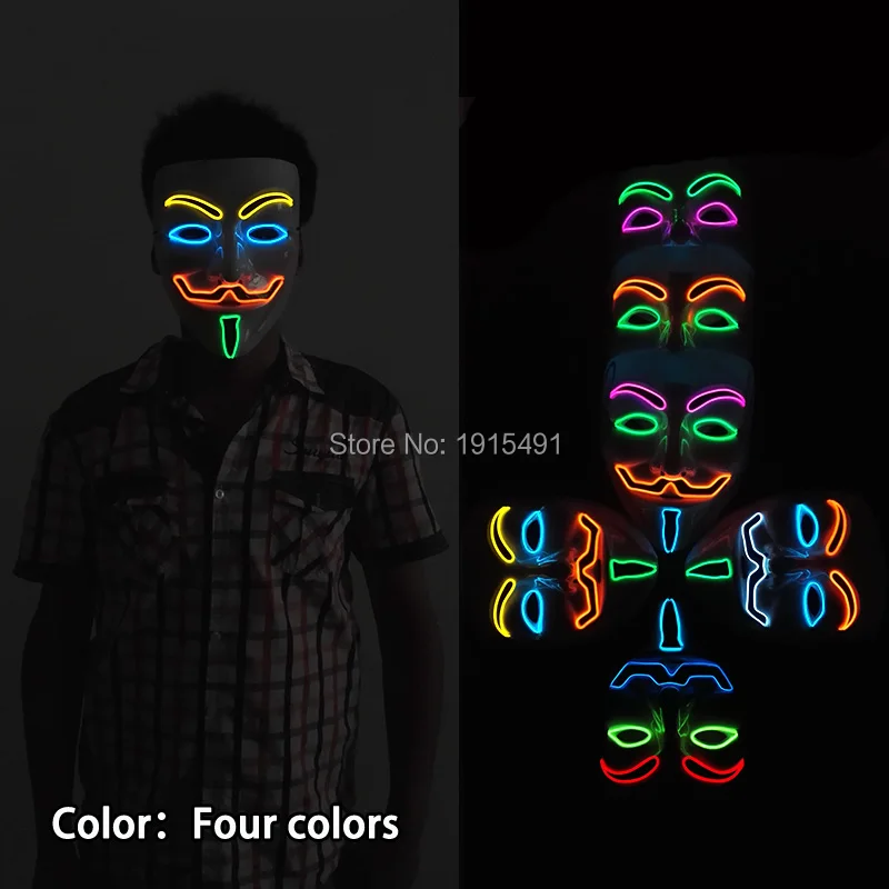 Милый маскарадный декоративный светодиодный неоновый светящаяся