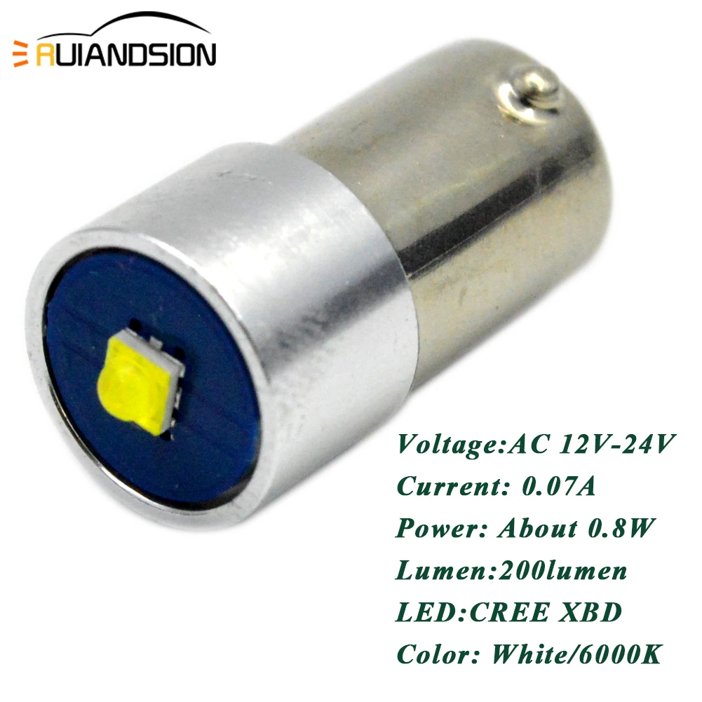 1 шт. бесполярный 6 в 12 24 В BA9S T4W BAX9s H6W BAY9S H21W Creexb d SMD СВЕТОДИОДНЫЙ 433 434 индикатор
