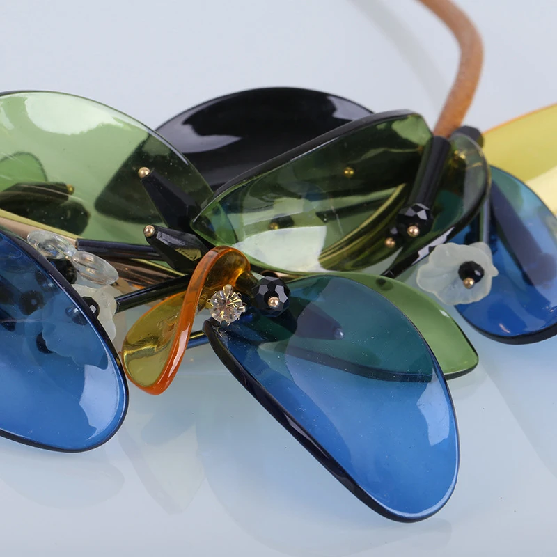 Allencoco преувеличены Европа и Соединенные Штаты личность акрил Для женщин