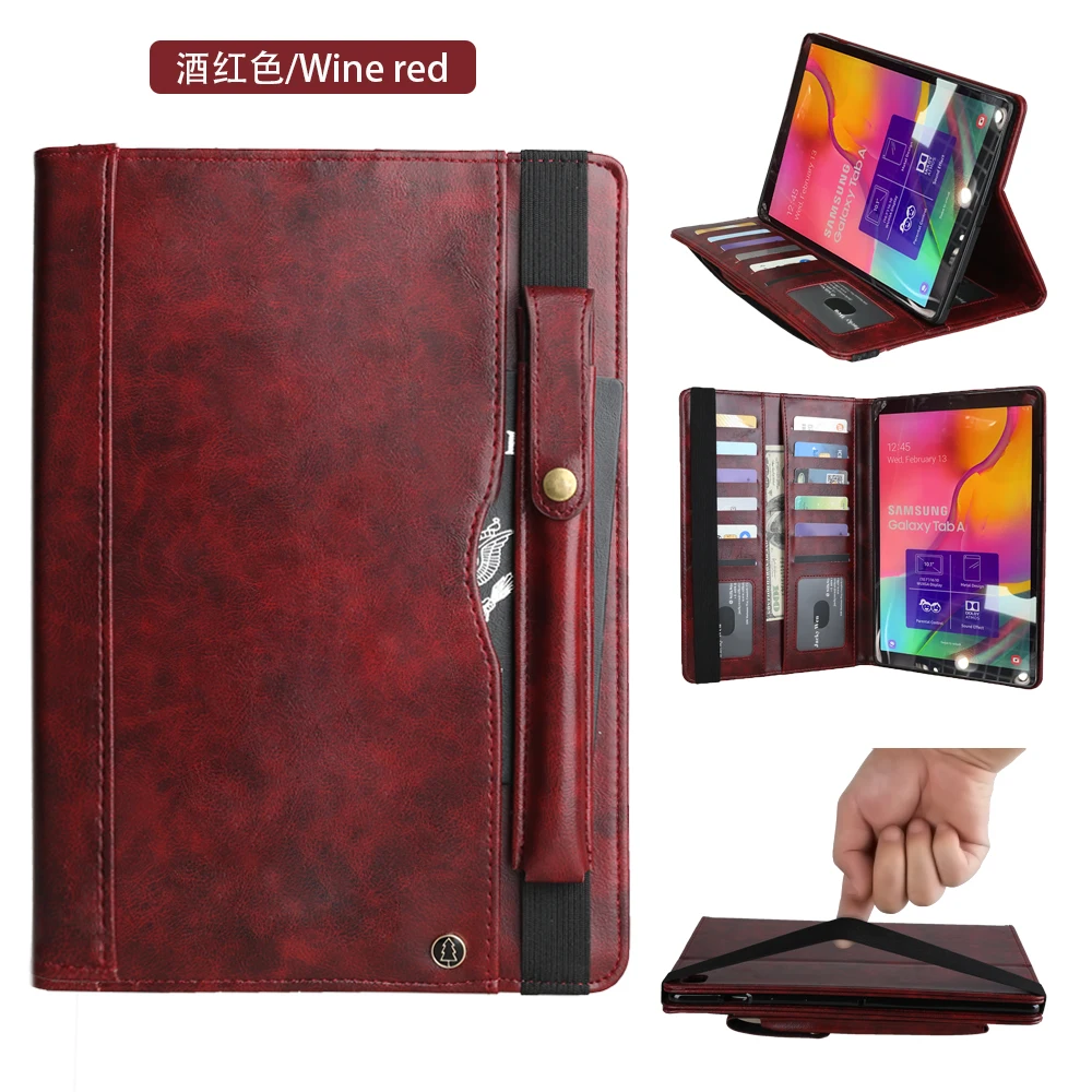 Флип-подставка кожаный магнитный умный держатель для карандашей Funda Capa Cover Coque Case