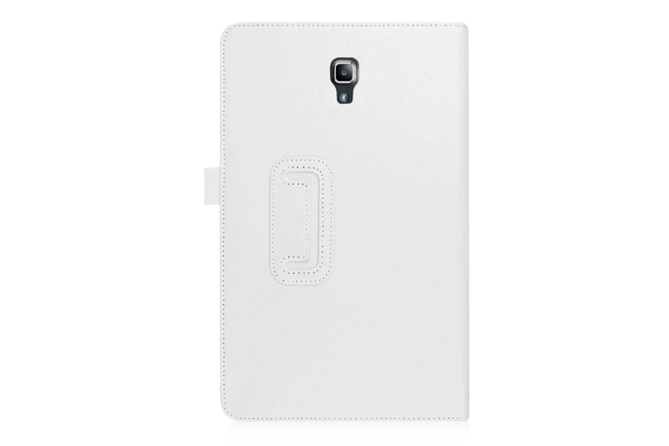 Чехол для планшета для Samsung Galaxy Tab S4 10,5 дюймов T830 SM-T835 из искусственной кожи смарт-чехол подставка Sleep Wake UP Чехол личи Стиль чехол для планшета - Цвет: White