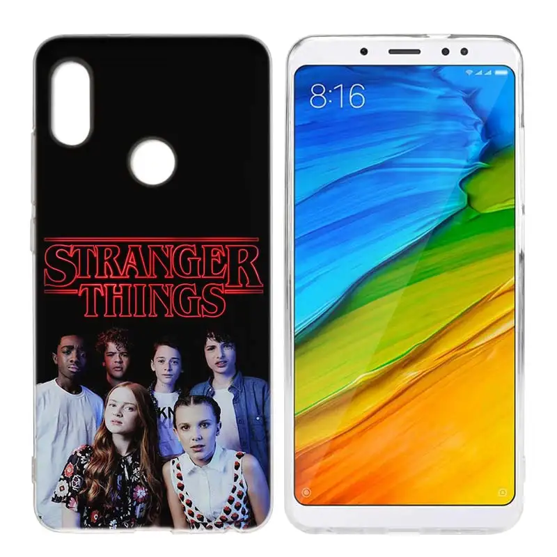 006 KMUYSL странные вещи плакат ТПУ чистый мягкий чехол для Xiaomi 8 Redmi 6A 6 Note 5 4X4 A1 S2 Plus Pro - Цвет: 006