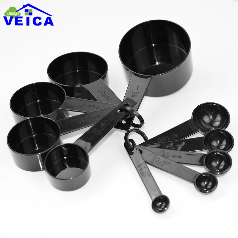 Пластиковые мерные чашки 10 шт./лот 3 цвета мерная ложка кухонные инструменты