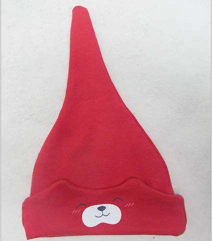 red Новая детская шапка, сезон осень-зима, детская шапочка, теплая хлопковая шапочка для сна для малышей, Одежда для новорожденных, аксессуары, шапка - Цвет: red