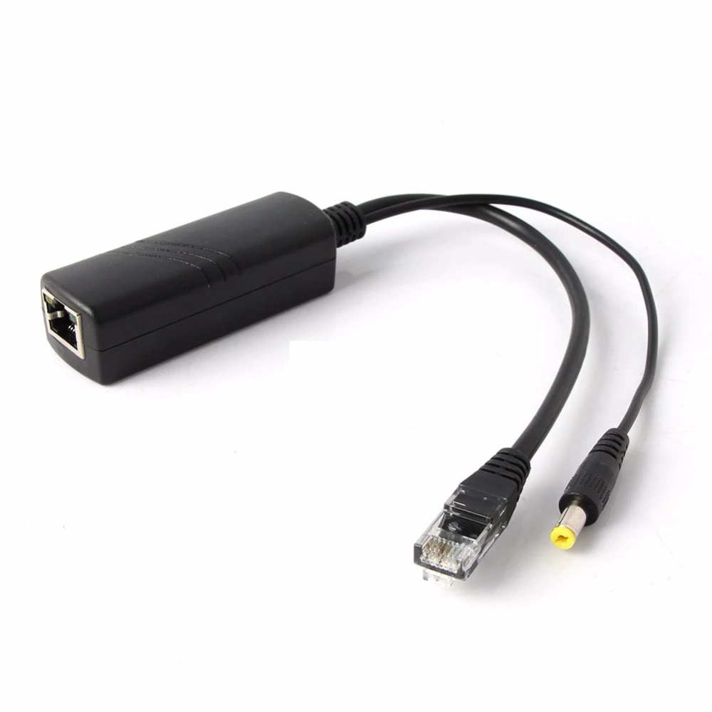 SUCAM 2 штуки Стандартный Мощность Over Ethernet POE сплитер 10/100 Мбит/с IEEE802.3af DC 12V Выход для