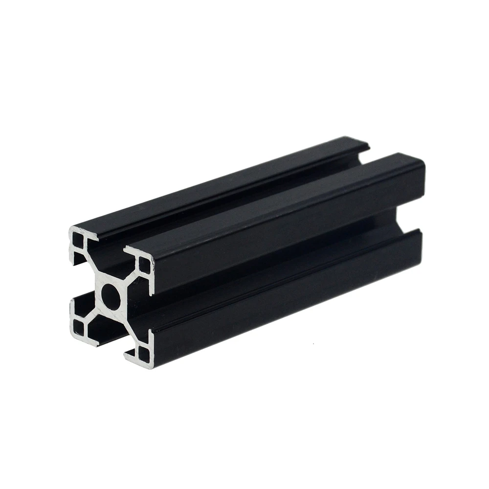 

1PC BLACK 3030 European Standard Anodized Aluminum Profile Extrusion 100-800mm Length Linear Rail for CNC 3D Printer