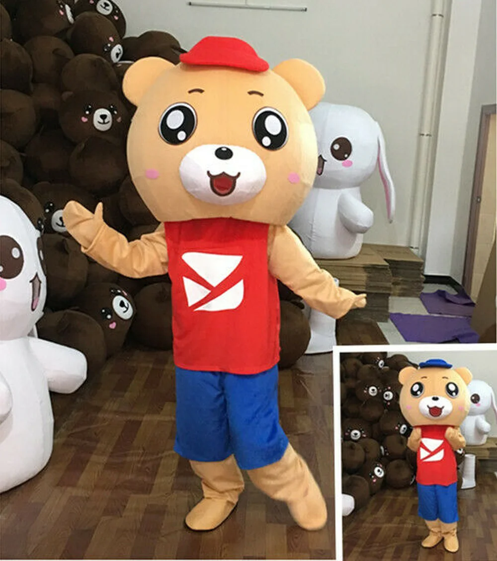 Новый стиль костюм талисмана медведя костюмы для косплея вечерние наряды игры