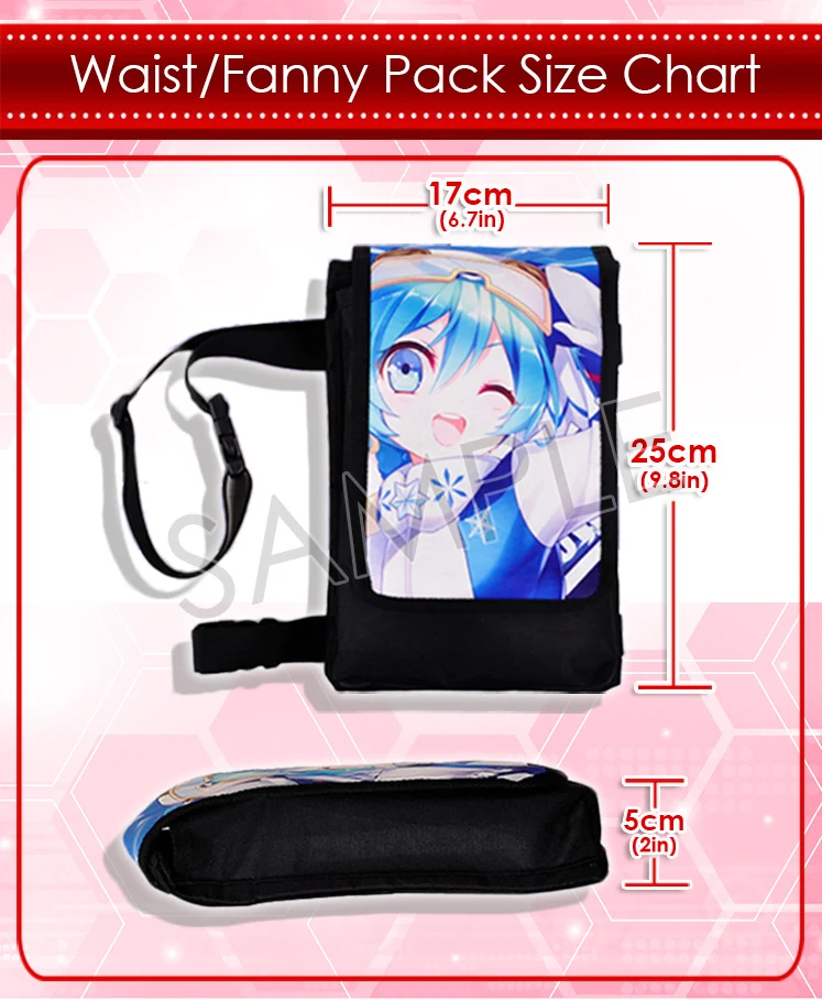 Новый Фландрия Алые-Touhou Project Аниме Японский Fanny Pack Путешествия Сцепления Талия
