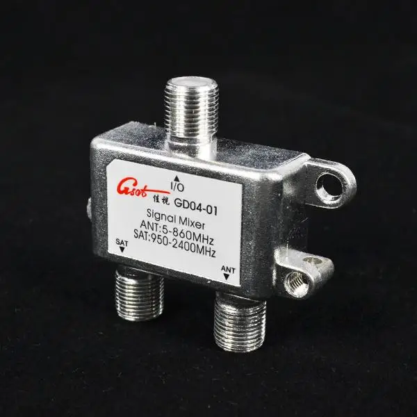 Популярный и практичный Порт ТВ сигнальный спутник Sat коаксиальный диплексор