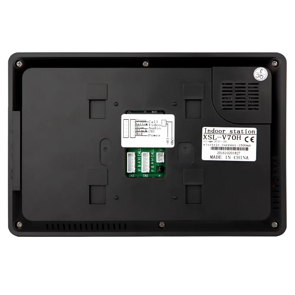 Лидер продаж проводной видеодомофон система связи 7 дюймовый hd 3 экран с ночным