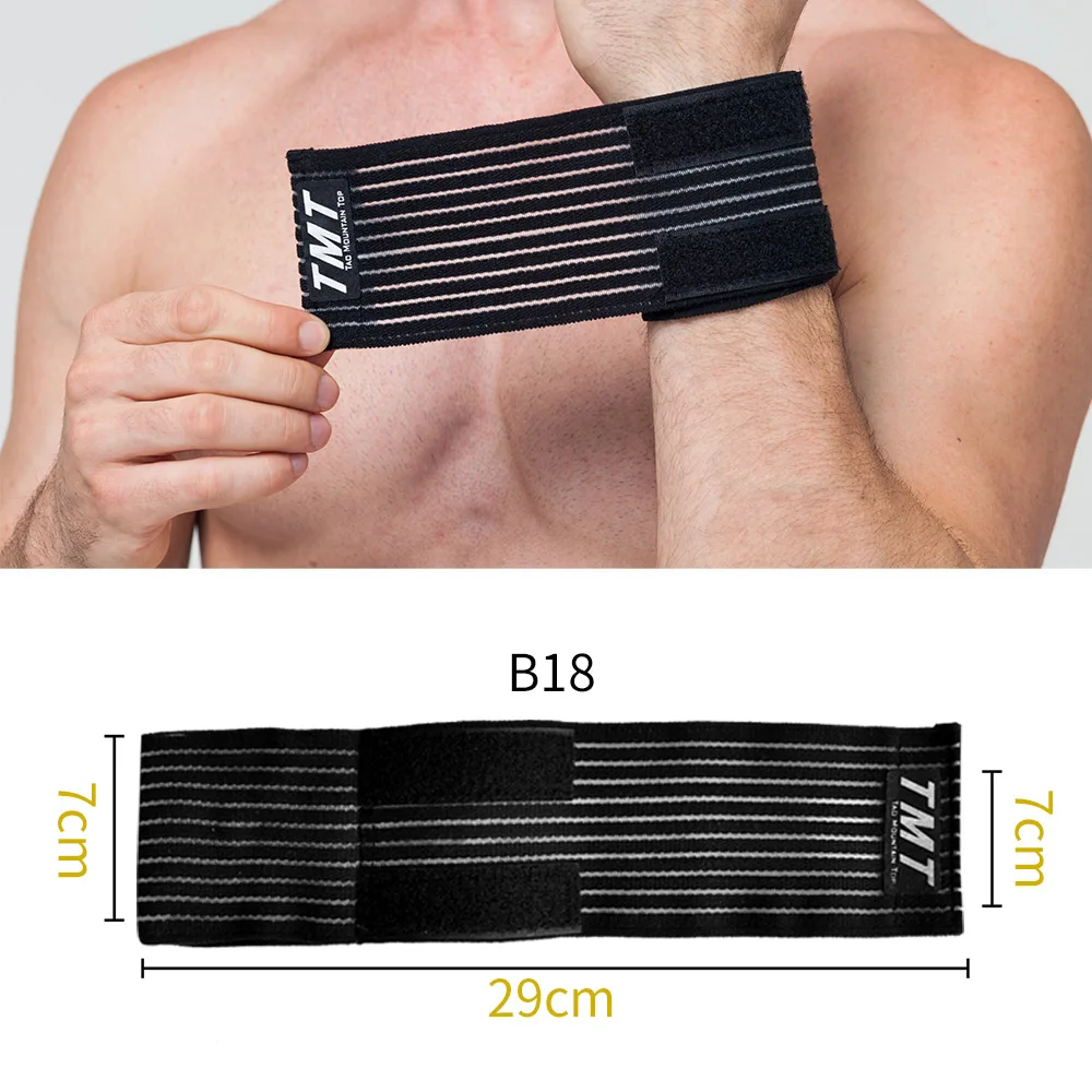 TMT 2 шт. Эластичный регулируемый спортивный ремешок для запястья|fitness bandage|sports safety