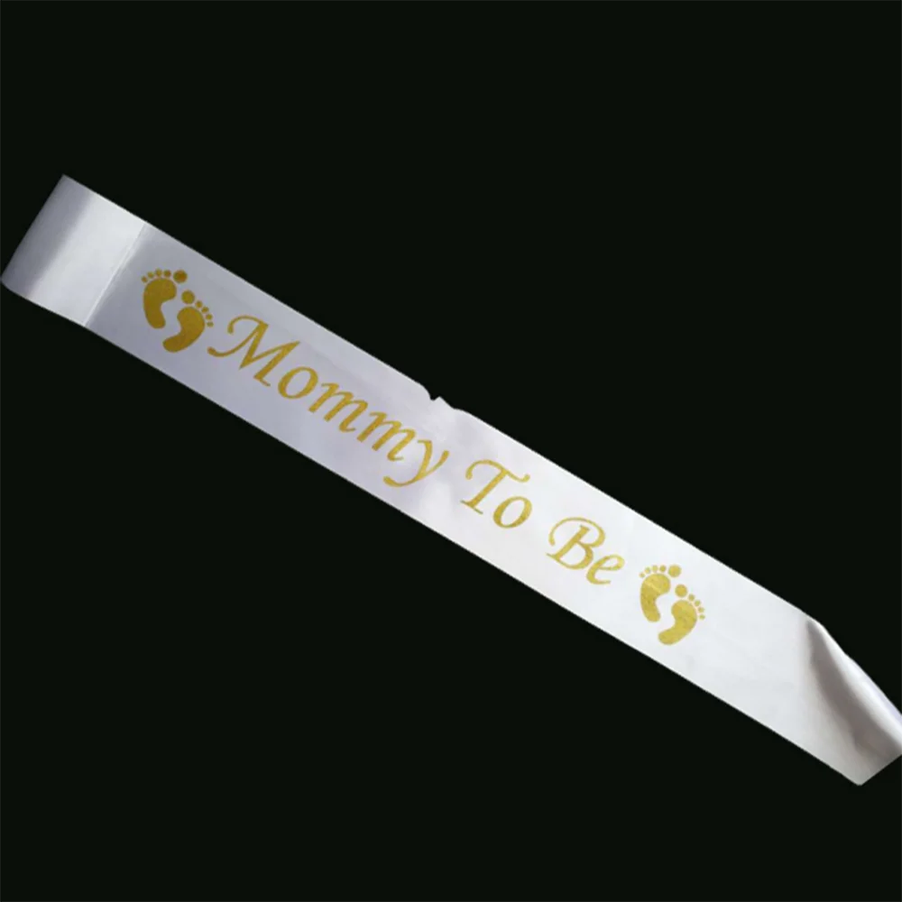 2pc Baby Shower Party Satin Ribbon Sash Mummy To Be Grandma Shoulder Strap DIY Event Decoration|Украшения своими руками для