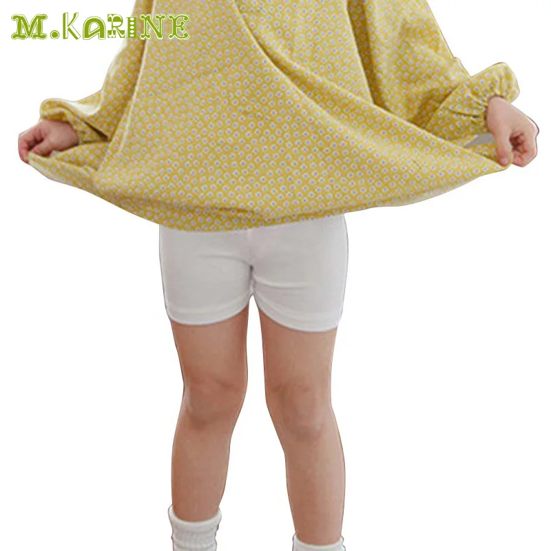 Новые летние шорты для маленьких девочек Детские безопасности однотонные