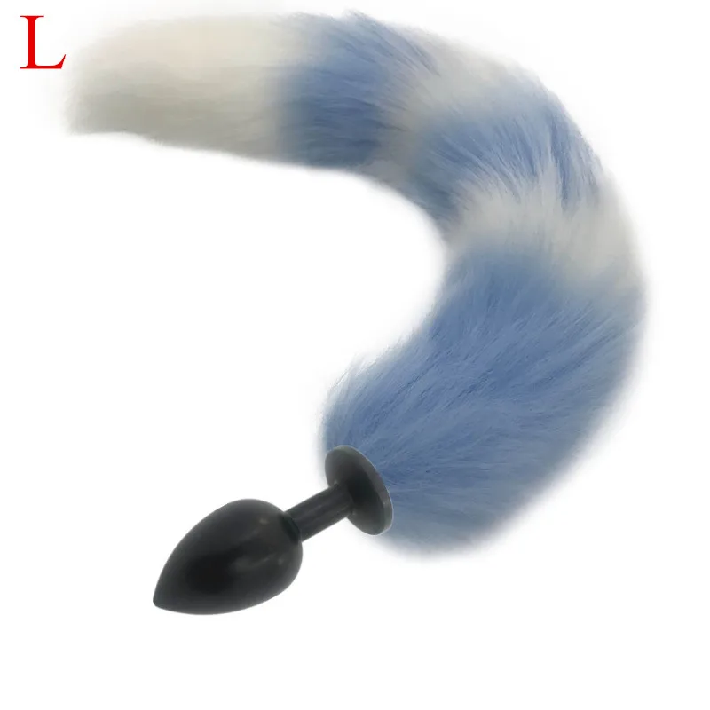 Анальные секс игрушки SML металлическая Анальная пробка с большим анусом лисий