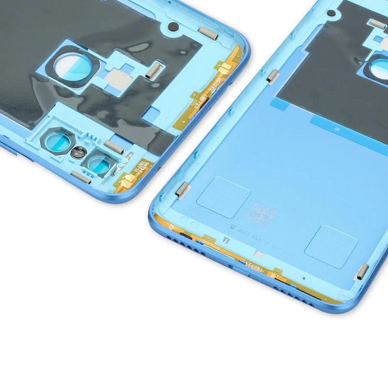 Для Xiaomi Redmi Note 6 Pro задняя крышка задняя батарея держатель sim-карты+ стекло камеры+ ключ для боковой кнопки запасные части