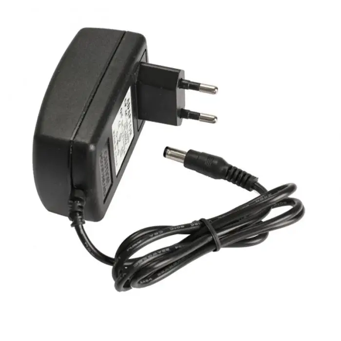 ЕС Plug AC 100-240 В в DC 12 В 2A импульсный источник питания конвертер адаптер Черный Высокое качество- M25