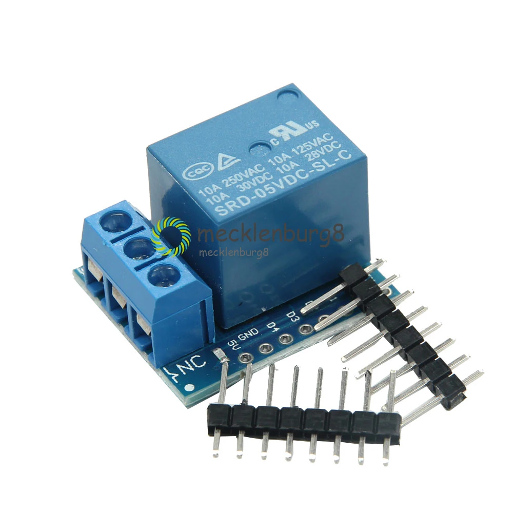 1 комплект Wemos D1 Мини Релейный Щит один канал релейный модуль для Arduino ESP8266