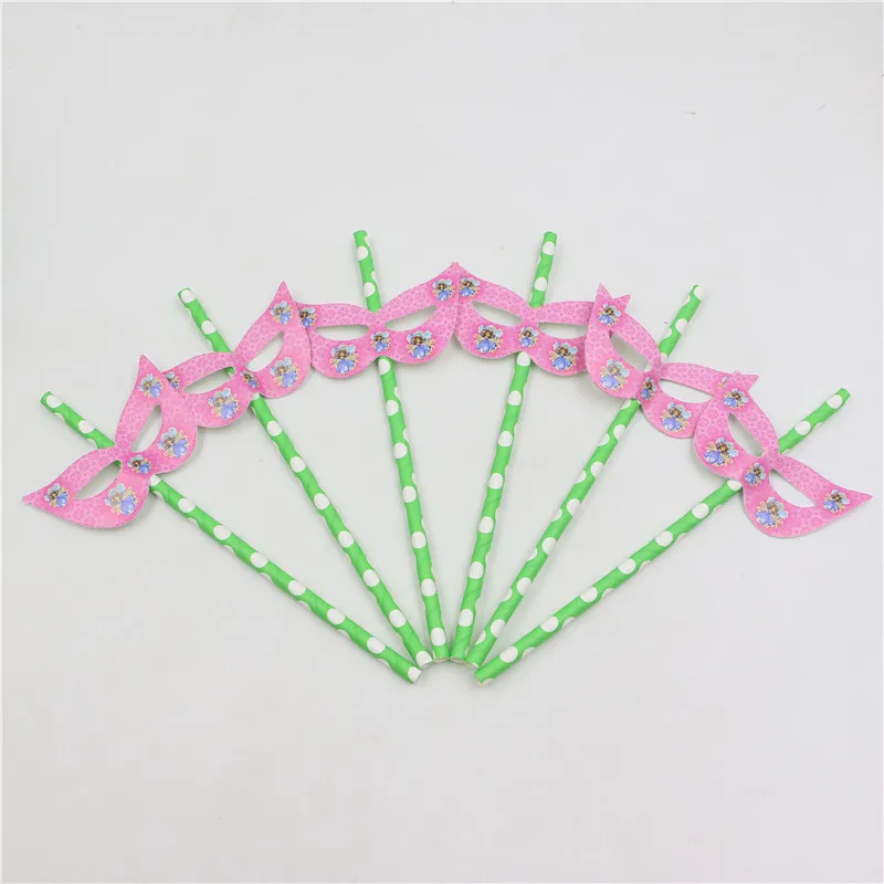 День рождения deocration Творческий мультфильм Микки Минни София Анна Эльза бумага с