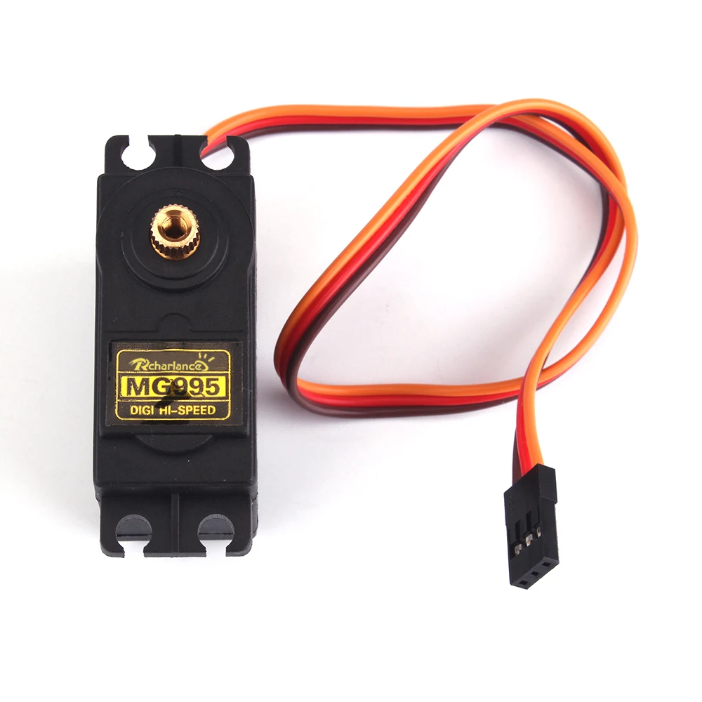 1 шт./лот MG995 55g металлические шестерни цифровой RC сервомотор с высоким крутящим