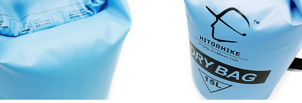 HITORHIKE 15L/25L Водонепроницаемый сухой мешок Открытый Плавательный Кемпинг Рафтинг сумка для хранения с регулируемыми ремнями 5 цветов