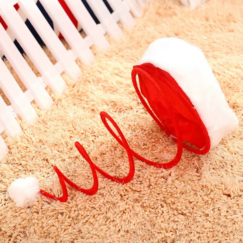 Шапочка для новорожденных с рождественскими украшениями реквизит фотосъемки на