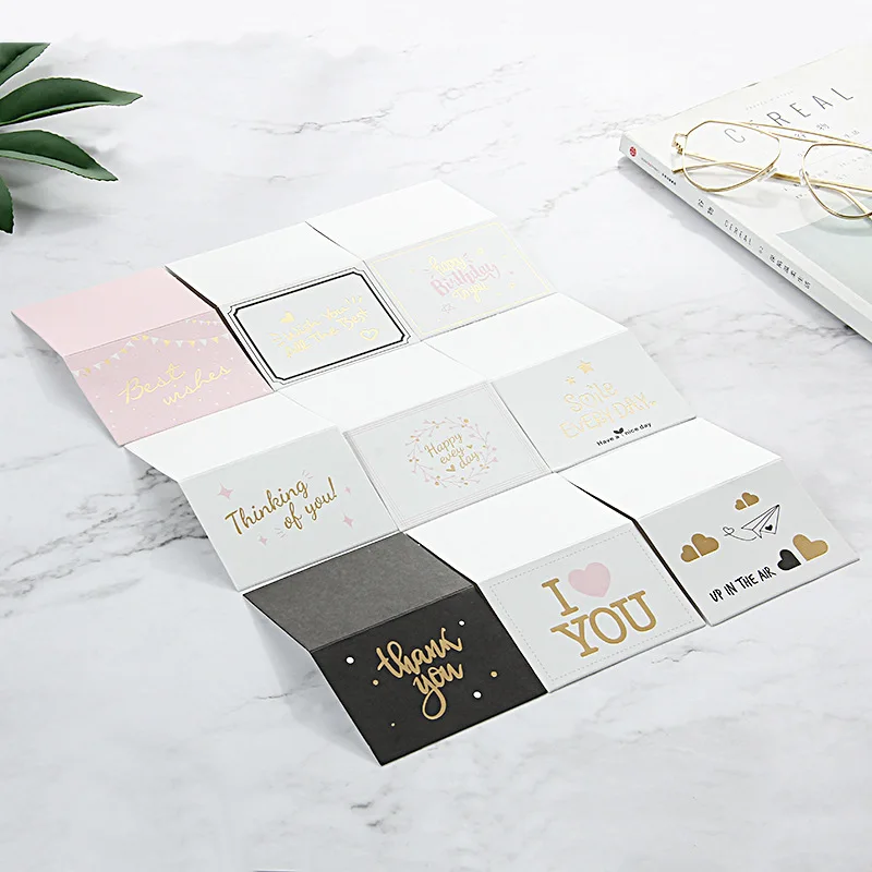 10 шт./компл. креативная Очаровательная Почтовая открытка День Святого Валентина