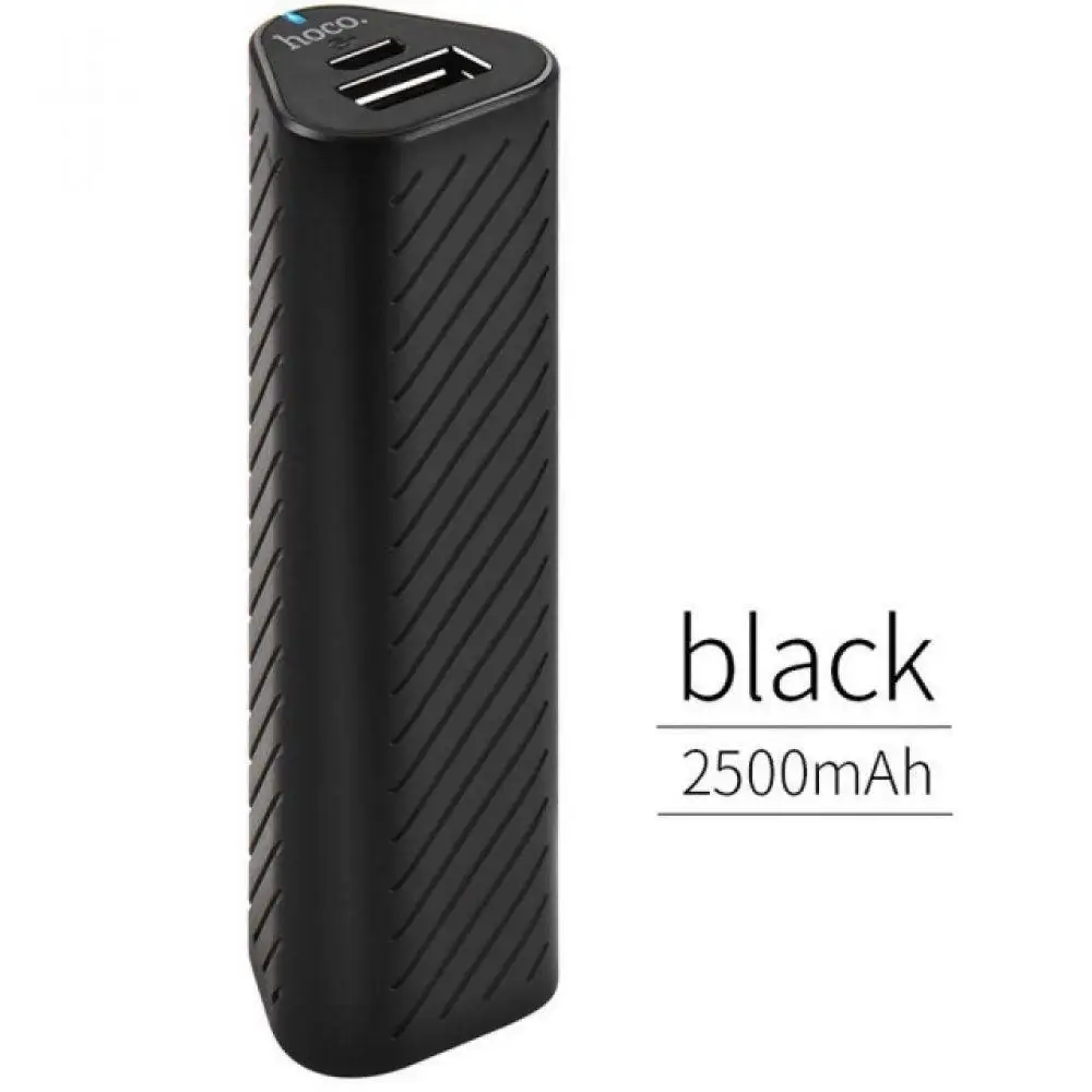 1 HOCO портативный внешний аккумулятор 2500 мАч, мини внешний аккумулятор, USB внешний резервный аккумулятор, зарядное устройство для iphone X 7 8 для Xiaomi samsung - Цвет: 1