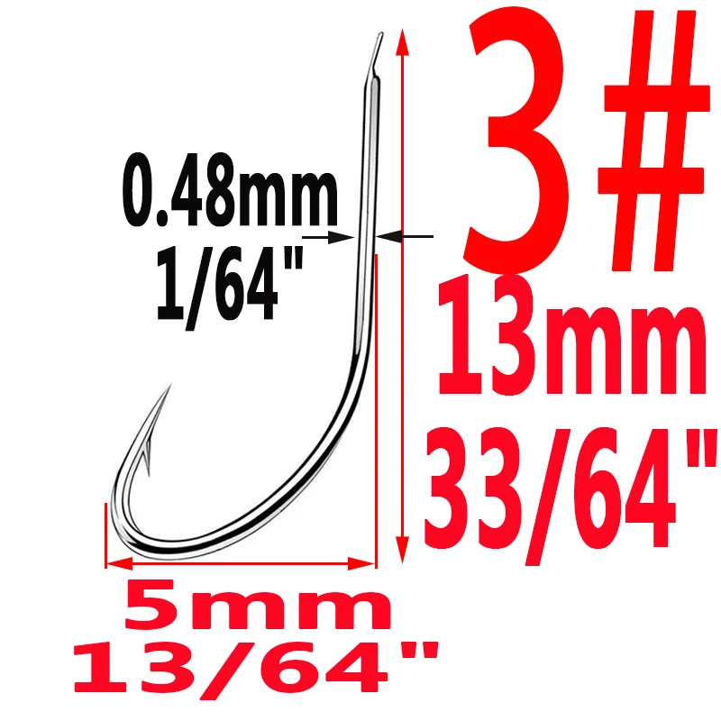 Size3 100pcs 100 шт./лот Iseama круглый крючок для ловли карпа размер 1# To14# кольцо глаз Япония рыболовный крючок крючки один крючок инструмент Pech - Цвет: Size3 100pcs