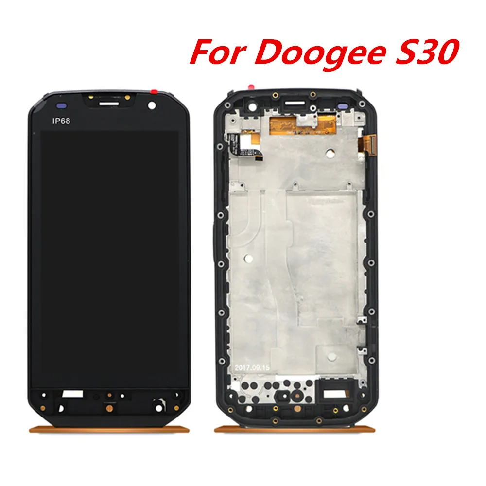 Новый оригинальный Doogee S30 Мобильный телефон ЖК дисплей с рамкой + сенсорный