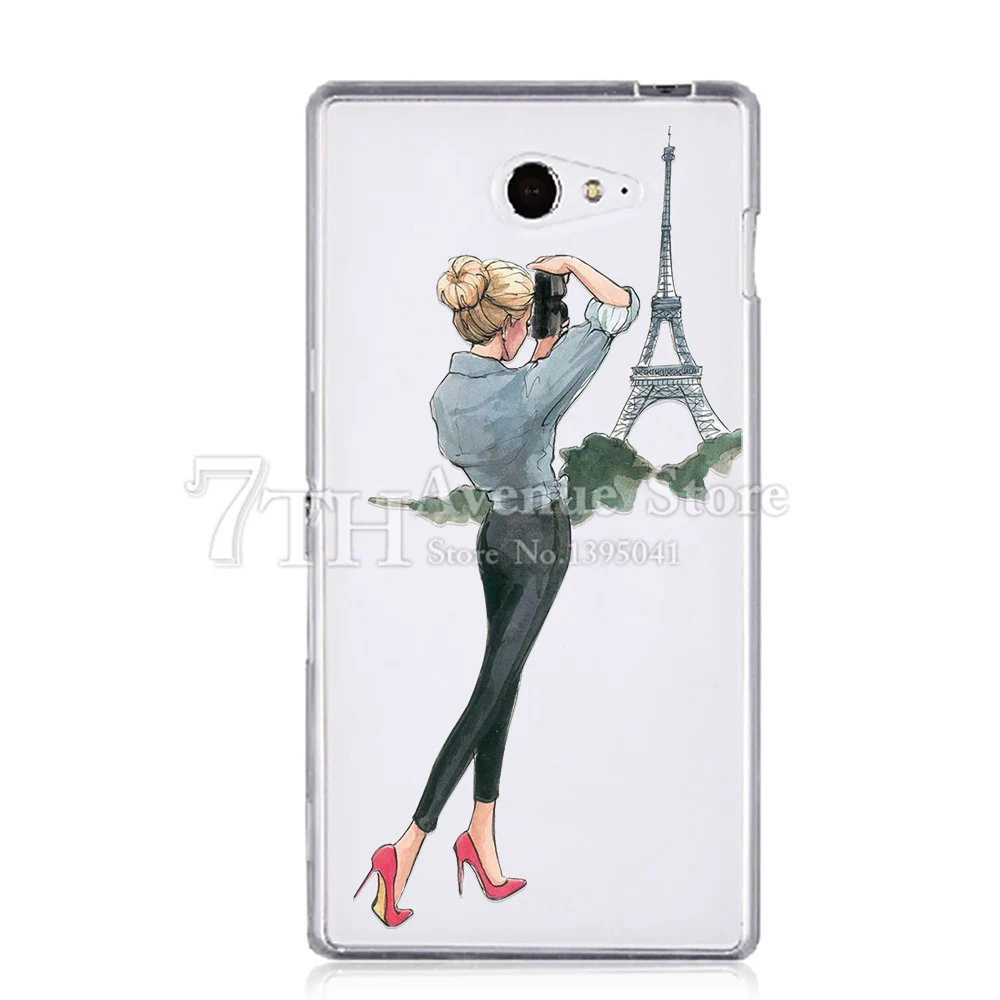 Модный мягкий чехол из ТПУ для Sony Xperia M2 M 2 S50h Dual D2302 D2303 прозрачный силиконовый