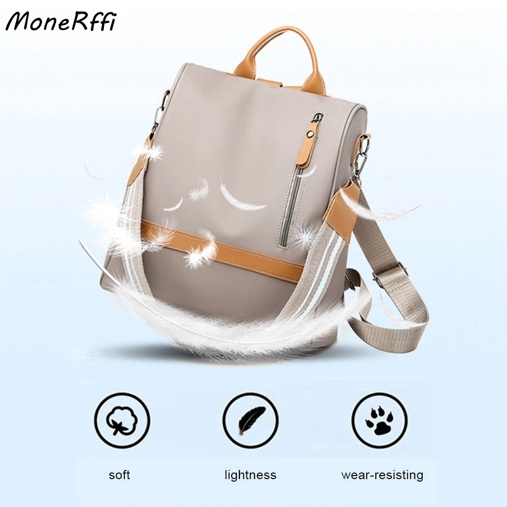MoneRffi, рюкзак, Повседневный, модный, женский, для отдыха, многофункциональный, большой, вместительный, женский, Flexo, сумка, студенческие рюкзаки, Прямая поставка