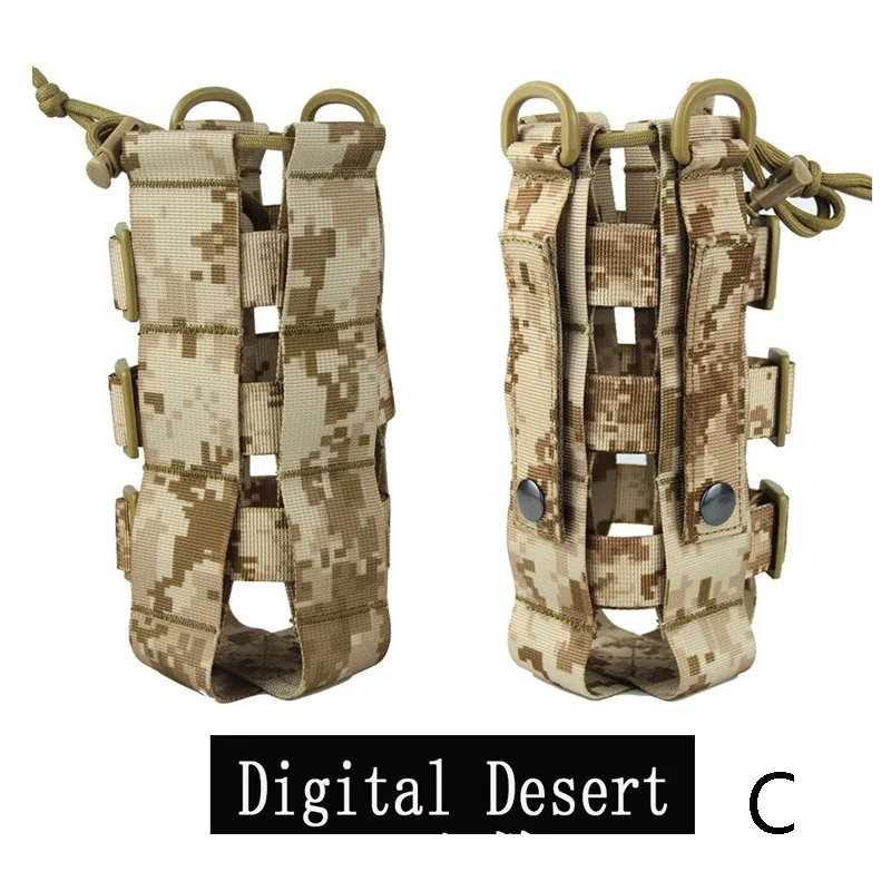 0.5L-2.5L Тактический Molle Чехол для бутылки воды Оксфорд военная фляга Чехол кобура Открытый путешествия чайник сумка с системой Molle