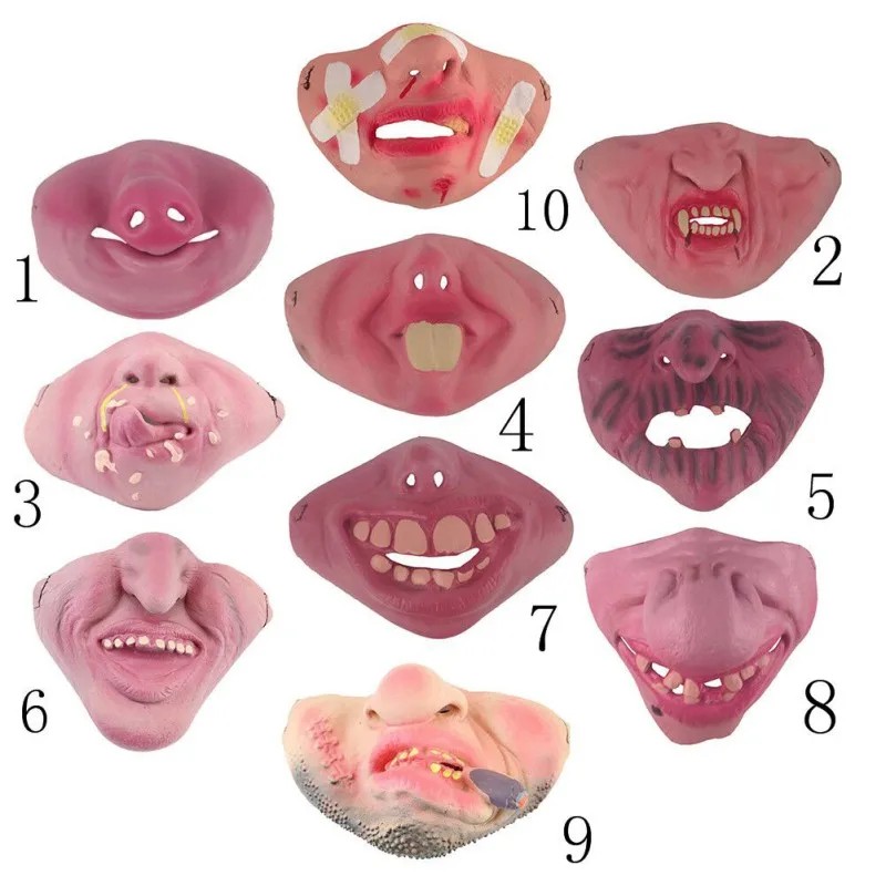 Резиновая маска животного латексная для лица вечеринки танцев забавная