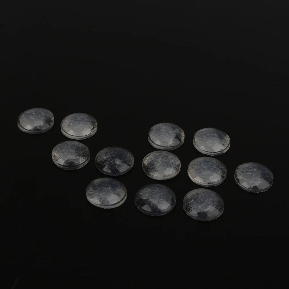 100 шт/лист с силиконовым клеем полукруг ноги прозрачные Нескользящие бампер