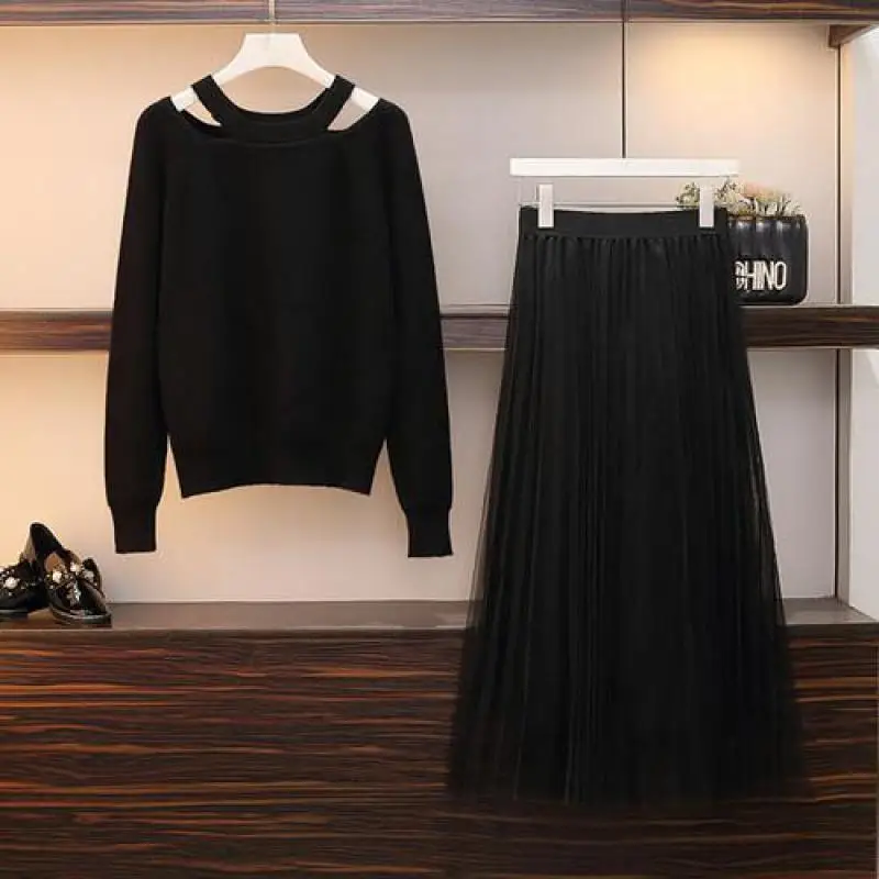 Новый женский свитер костюмы 2019 весенние Повседневные свитера с длинными