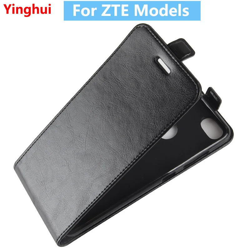 Для ZTE Blade X Z965 Tempo N9137 Вертикальный кожаный флип чехол для телефона Force N9517 чехлы