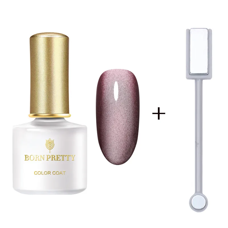 2PCS Set4 Магнитный Гель-лак для ногтей BORN PRETTY, 6 мл, 5D, долговечный, розовый, серый, синий, смешанные цвета, дизайн, отмачиваемый, УФ светодиодный гель для ногтей - Цвет: 2PCS Set4