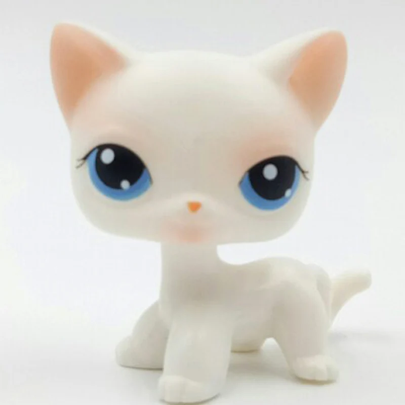64 Пет шоп стоячки lps pet shop лпс игрушки редкие кошечку стоячки собаки колли такса рождения Новому Году Подарок pet shop short hair cat original gift toys old rare stanchion dog collie dachshund - Цвет: 64