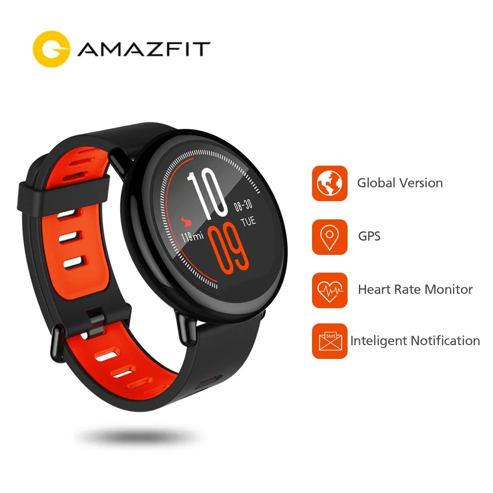 Умные часы Xiaomi Huami спортивные AMAZFIT Pace BT4.0 пульсометр GPS шагомер