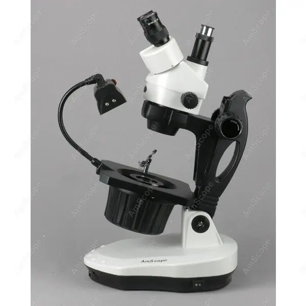 Драгоценный камень AmScope поставки 3.5X 90X Профессиональный драгоценный зум стерео
