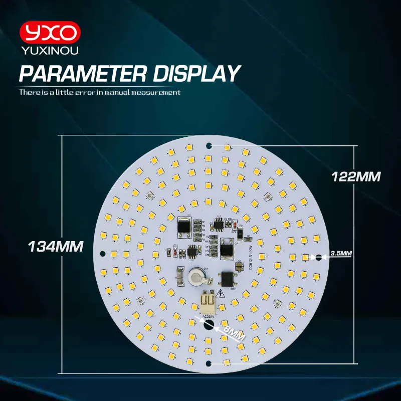 Беспилотный ac 220v Светодиодный светильник для роста квантовой платы LM301B чип полный спектр 100 Вт samsung 3000 K, 660 нм темно-красный для овощей/цветения