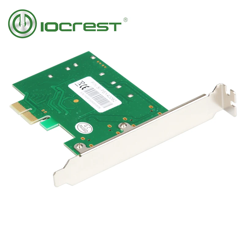 IOCREST SATA III 4 порта PCI e версия 2 слот контроллер x2 с низкопрофильным кронштейном|card
