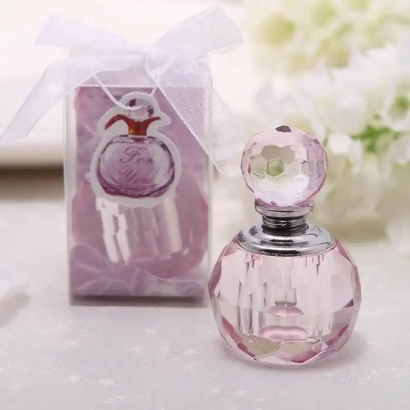 50pcs Fashion Wedding Gifts Crystal Perfume Bottles Baby Christening Shower Favors | Дом и сад