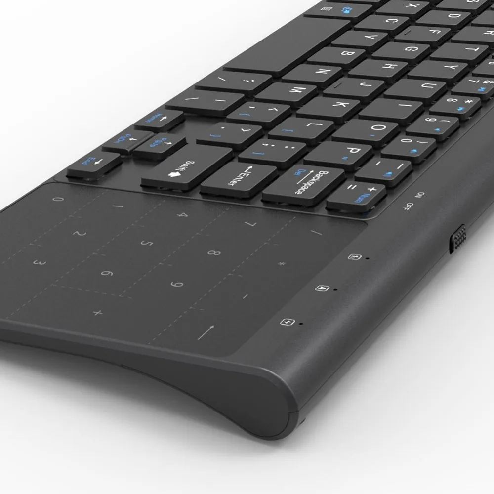 Маленькая беспроводная клавиатура компьютера 2,4G беспроводной ТВ компьютер внешний Смарт ТВ пульт дистанционного управления