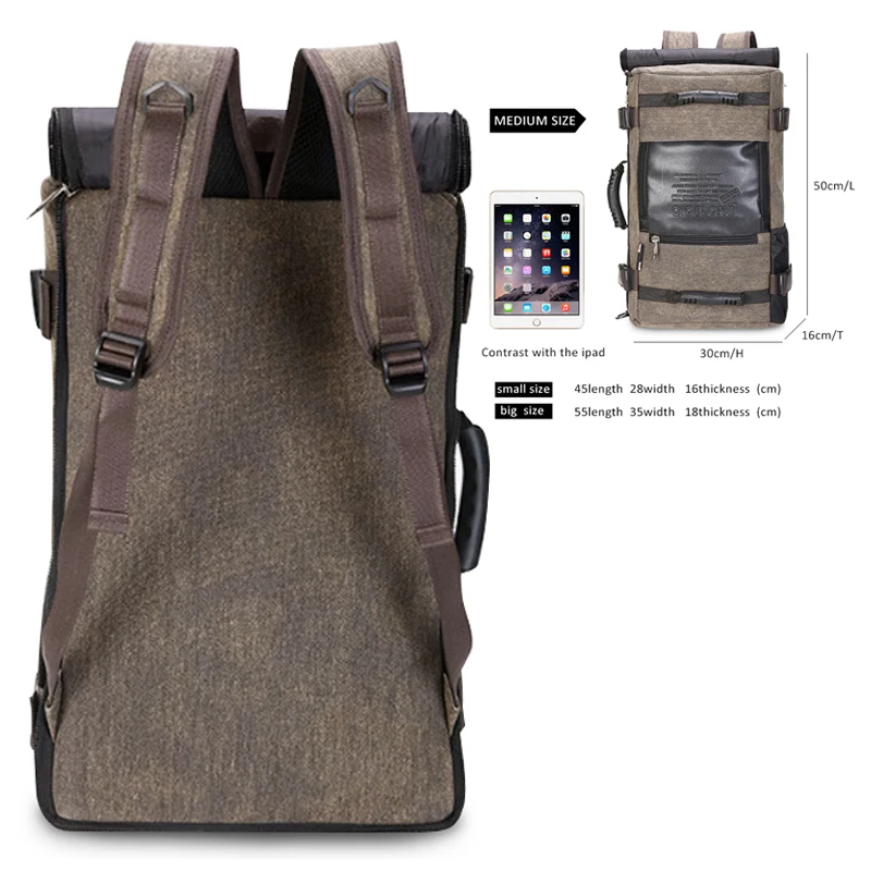 Горячая Спорт на открытом воздухе путешествия большой емкости рюкзак мужская