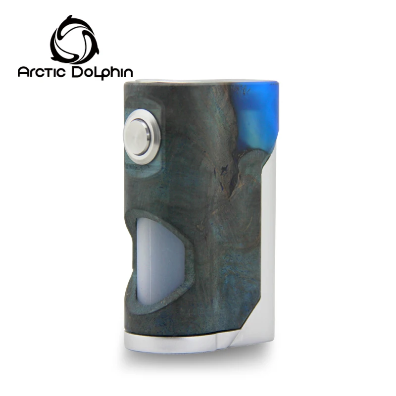Arctic dolphin Soul стабилизированный деревянный Squonk Mod одиночный 18650 батарея Squonker электронная сигарета 7,0 мл Squonk бутылка
